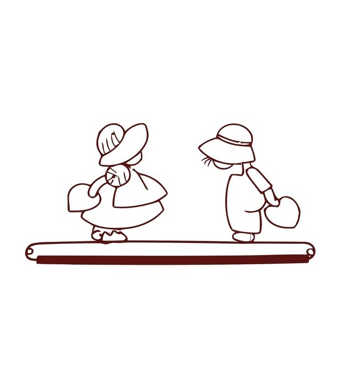 Varios Percha para Quilts pareja Sumbonet Sue 42 cm.