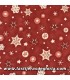 Tela estrellas sobre rojo colección "It's Elementary" de Red Rooster 