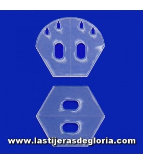 Plantillas reutilizables Plantilla Flower Garden 13mm 18 pétalos + 3 hexágonos