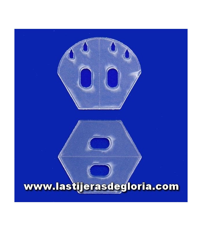 Plantillas reutilizables Plantilla Flower Garden 13mm 18 pétalos + 3 hexágonos