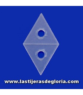 Plantillas reutilizables Plantillas rombo 19,5 mm. 35 piezas