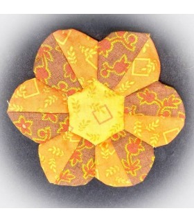 Plantillas reutilizables Plantilla Flower Garden 13mm 18 pétalos + 3 hexágonos