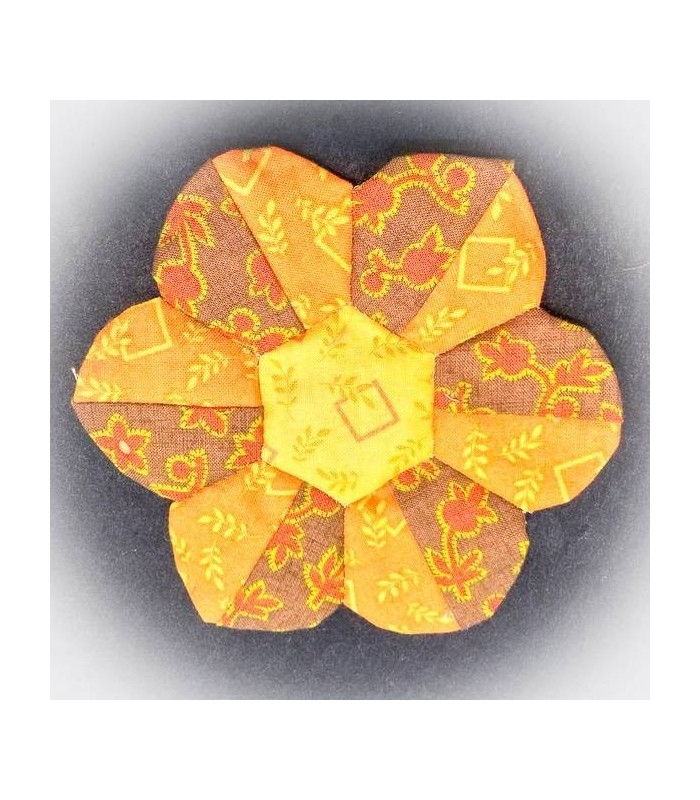 Plantillas reutilizables Plantilla Flower Garden 26 mm 12 pétalos + 2 hexágonos