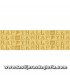 Halloween Tela letras sobre dorado colección "Sew Scary" de Quilting Treasures