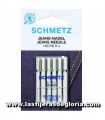 Agujas SCHMETZ "Jeans" vaqueros o tejanos NM 100 130 /705H-J