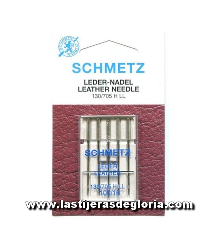 Agujas coser a máquina Agujas SCHMETZ "Leather" cuero o piel NM 100 130 /705H-LL