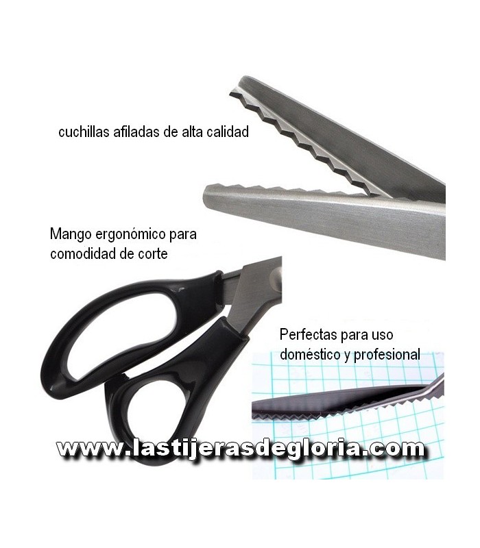 Tijeras Tijera Zig-Zag 23 cm. IDEAS