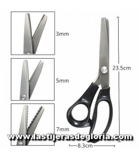 Tijeras Tijera ondulada IDEAS 9 1/2" onda 5 mm.