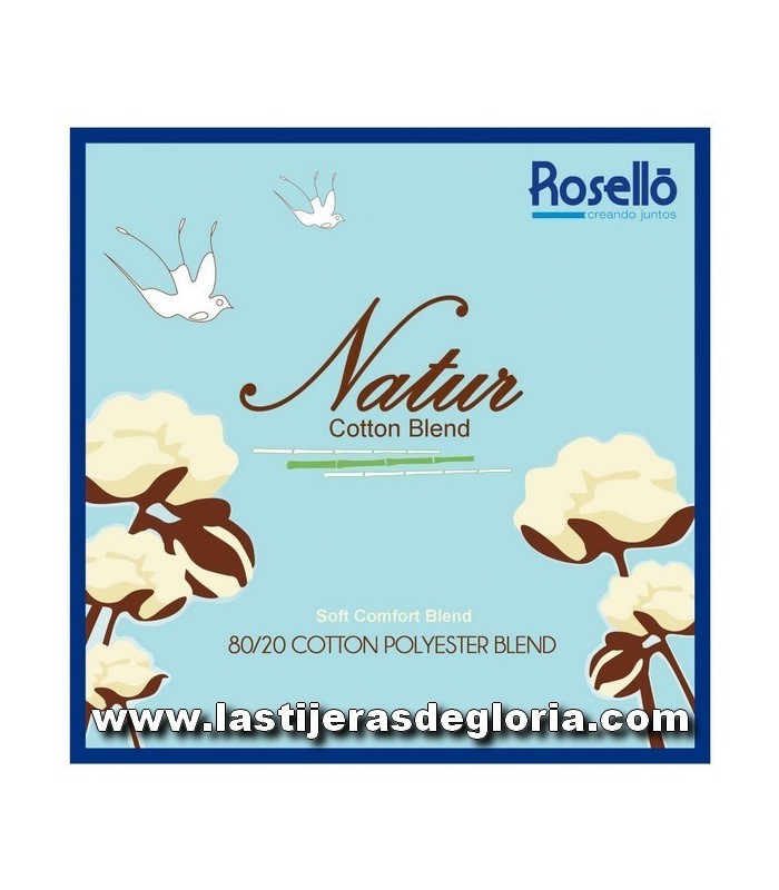 Boata y Miraguano Boata algodón 80/20 Natur Poly Rosello ancho 310 cm.