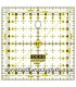 Regla patchwork cuadrada 10 x 10 cm. IDEAS