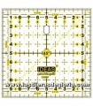 Regla patchwork cuadrada 10 x 10 cm. IDEAS Patch