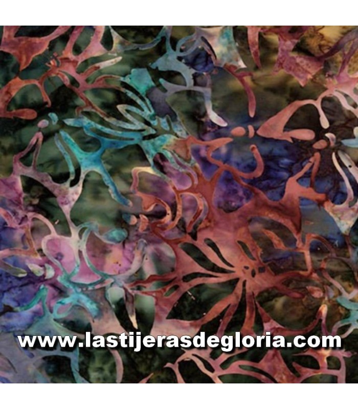 Batiks Tela Artisan Batiks Floral Garden colección "Arboretum" de Robert Kaufman