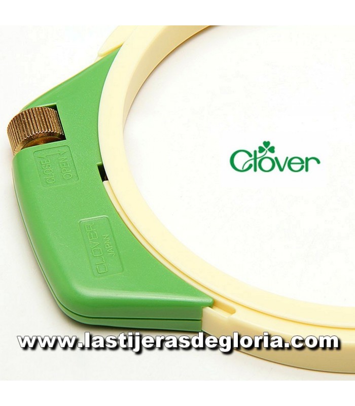 Clover Bastidor para bordado CLOVER de 18 cm.
