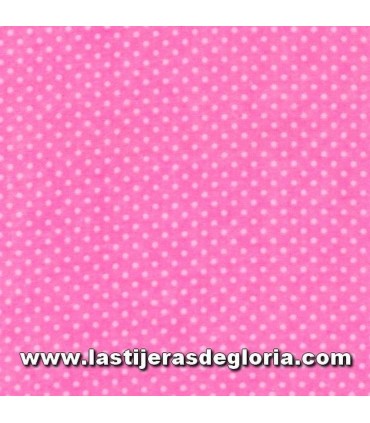 Franela algodón topos rosa "Cuddle Print Flannel" de Fabri-Quilt
