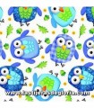Franela algodón búhos "Cuddle Print Flannel" de Fabri-Quilt