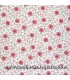 Estampados Tela floral rojo sobre blanco colección Opposites Atract para Paintbrush Studio