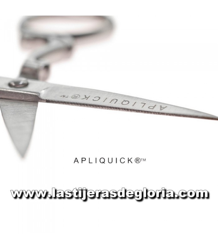 APLIQUICK Tijeras pequeñas microserradas APLIQUICK