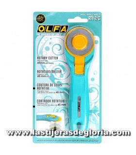 Cutters, Bases y Reglas Cutter rotativo circular OLFA RTY-2/C 45 mm.