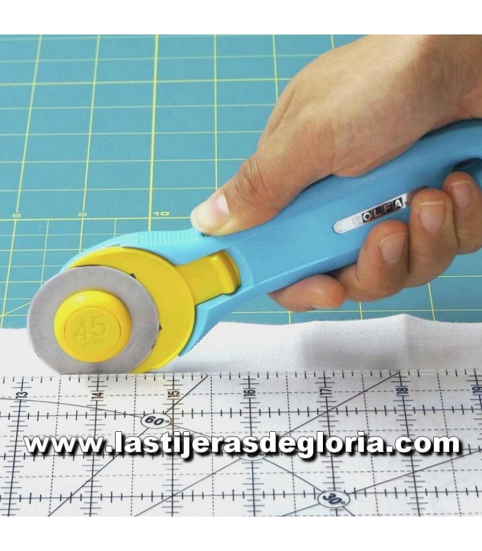 Cutters, Bases y Reglas Cutter rotativo circular OLFA RTY-2/C 45 mm.