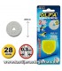 Cutters, Bases y Reglas Recambio cuchilla recta Cutter OLFA 28 mm.