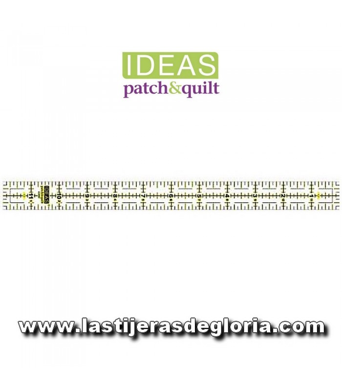 Reglas de Patchwork Regla Patchwork 1 x 12 pulgadas IDEAS