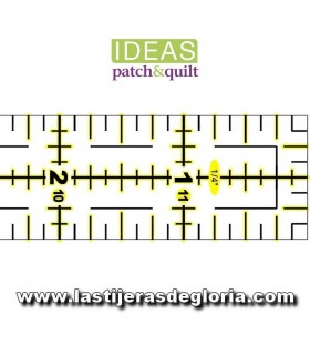 Reglas de Patchwork Regla Patchwork 1 x 12 pulgadas IDEAS