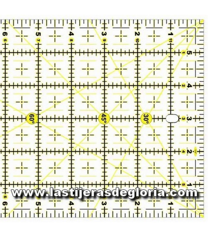 Reglas de Patchwork Regla Patchwork 6 x12 pulgadas IDEAS