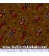 Franela Tela franela floral marrón burdeos colección Maple Lake Flannels de Pam Buda para Marcus Fabrics