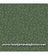Estampados Tela hojas triángulos y estrellas sobre verde-aqua oscuro colección Liberty Star de Kim Diehl para Henry Glass