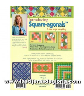 Libro "Square Agonals"  A new angle on Quilting