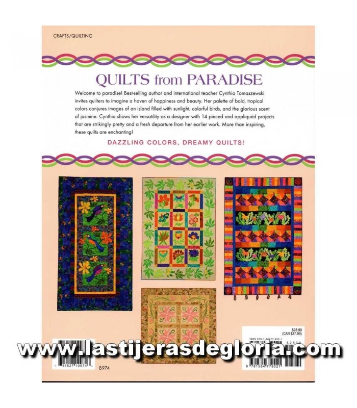 Libro Quilts from Paradise de Cynthia Tomaszewski