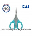 Tijera de Costura KAI mango ergonómico azul 115 mm. (4 1/2")