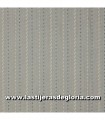 Tela japonesa tramada líneas costura sobre gris colección Nikko Geo de Diamond Textiles