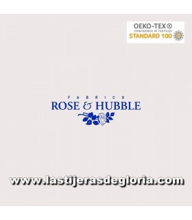 Tela patchwork lisa rosa bebé True Craft Cotton de Rose & Hubble