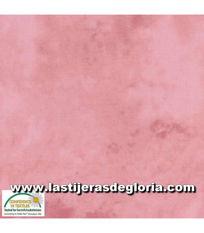 Tela marmoleada rosa maquillaje colección "Quilters Shadow" de Stof Fabrics