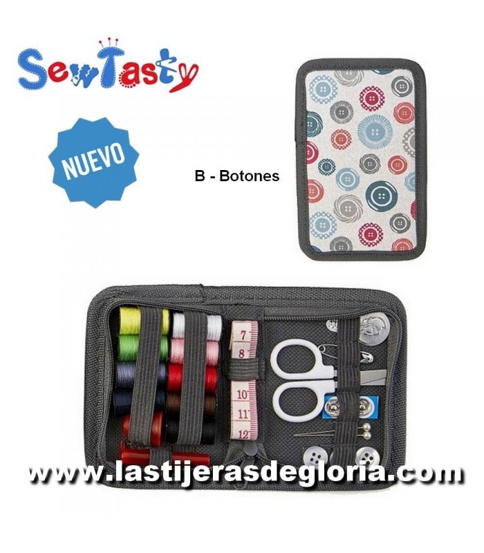 Ideas para regalar Kit costurero de cartera de tela Sew Tasty
