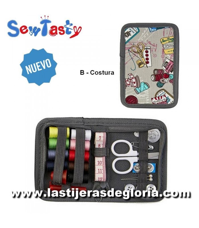 Ideas para regalar Kit costurero de cartera de tela Sew Tasty