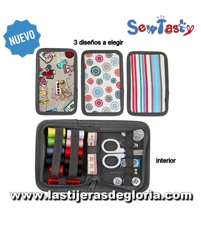 Ideas para regalar Kit costurero de cartera de tela Sew Tasty