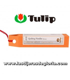 Agujas coser a mano / Alfileres Agujas TULIP para Quilting nº 10 6 unidades