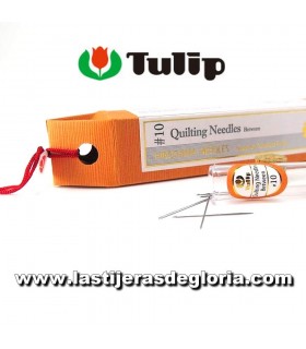 Agujas coser a mano / Alfileres Agujas TULIP para Quilting nº 10 6 unidades