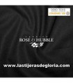 Tela patchwork lisa negra True Craft Cotton de Rose & Hubble