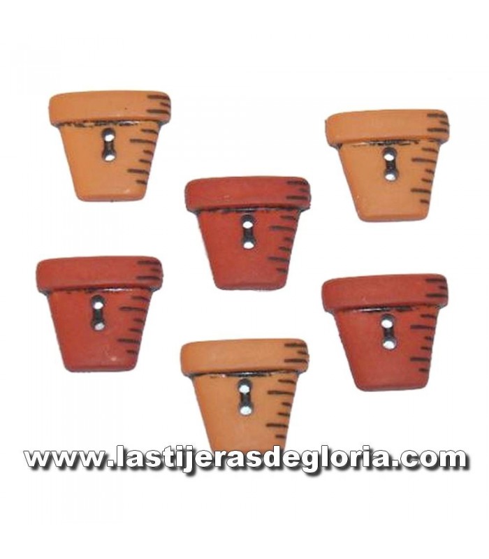 Botones decorativos Neceser frutas de fieltro