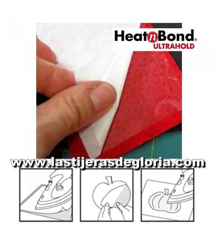 Boata y Miraguano Fliselina termoadhesiva doble cara Heat N Bond Ultrahold de Therm-o-Web