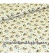 Animales Tela perritos y casitas sobre crema colección Rufus de Indigo Fabrics