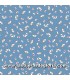 Infantil Tela juego de cartas poker sobre azul colección Fairy Tales de Indigo Fabrics