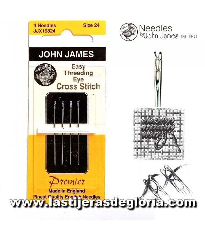 Agujas coser a mano / Alfileres Imperdibles curvados 38 mm. para Patchwork 50 unidades NADEL