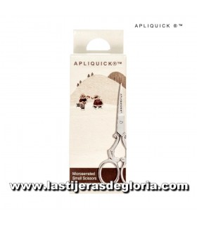 APLIQUICK Tijeras pequeñas microserradas APLIQUICK