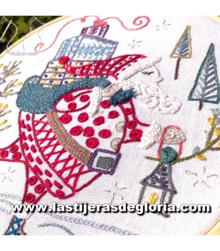 Kits Bordado Tela cachemir púrpura colección Purrsuasion por Dan Morris para Quilting Treasures