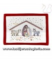 Kit de bordado Quand Noël s'en mêle Nº 3 (Navidad en el bosque) de Un Chat dans L'aiguille