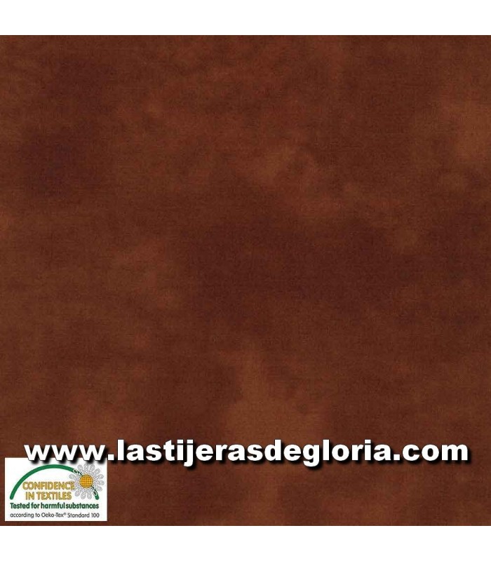 Marmolados Tela marmoleada marrón canela colección "Quilters Shadow" de Stof